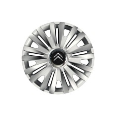 Set 4 capace roti Cu Inel Cromat Royal R16 Compatibil Cu Citroen