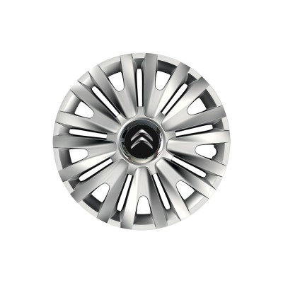 Set 4 capace roti Cu Inel Cromat Royal R16 Compatibil Cu Citroen foto