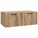 vidaXL Oglindă TV montată pe perete Stejar Artizanal 78,5 x 41 x 30 cm 898694