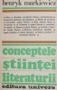 Conceptele științei literaturii - Henryk Markiewicz - Carte beletristica