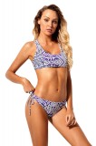 SW1534-244 Costum de baie in doua piese cu imprimeu exotic, M, M/L