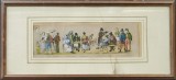 Compozitie cu Personaje - Gravura Secol XIX