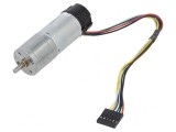 Motor DC cu Encoder și Transmisie 12V 172:1