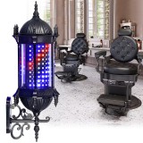 Lampă iluminată Barber Pole pentru barber shop