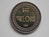 10 RUPEES 1998 SRI LANKA-comemorativa, Asia