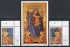 Barbados 1983 - Crăciun - Picturi de Masaccio, Serie + Colita, MNH, Nestampilat