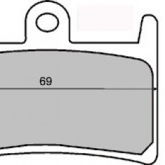 Placute frana sinter Yamaha FZR 600 RN Genesis 4MH2 4MH 4MH-005101 - 1995 TRW MC Cod Produs: MX_NEW 7873383MA