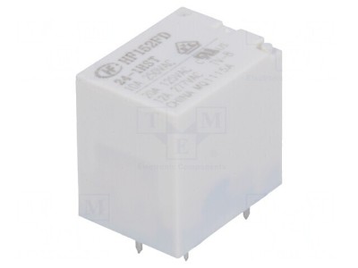 Releu Electromagnetic 24VDC 20A SPST-NO foto
