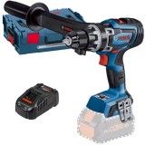 Bosch GSR 18V-150 C + GAL 1880 CV - Masina de gaurit si insurubat fara acumulatori Li-Ion 18 V - Ah 150 Nm valiza speciala + Incarcator acumulatori
