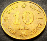 Cumpara ieftin Moneda 10 CENTI - HONG KONG, anul 1982 * cod 3509, Asia