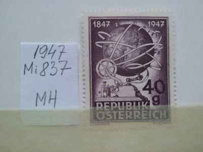 1947- Austria-Mi837-c.set-MH foto
