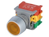 Comutator Apăsare 22mm 1NC 1NO
