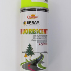 Spray vopsea nemetalizata - galben fluorescent