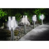Cumpara ieftin Lampa solara LED sticla inox H 41.5 cm