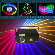 Laser 1GB RGB cu iluminat pentru petreceri 2D / 3D / SD foto