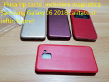 Husa tip carte inchidere magnetica Samsung J6 2018 calitate si ieftin la pret, Alt model telefon Samsung, Piele Ecologica