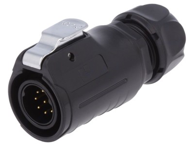 Conector circular tată 9 pini aurit 5A foto