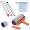 Kit trafalet Paint Runner cu rezervor incorporat, maner pliabil, role mici pentru colturi si vas pentru vopsea HomePaint