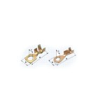 Conector inel M5 20x8.7x5.2 mm pentru fir 0.8-2.5 mm, Oem