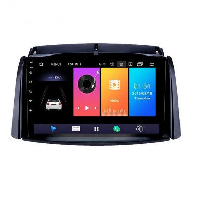 Navigatie Auto Multimedia cu GPS Renault Koleos (2008 - 2016), 4 GB RAM + 64 GB ROM, Slot Sim 4G pentru Internet, Carplay, Android, Aplicatii, USB, Wi foto