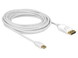 Cablu DELOCK DisplayPort 1.2 cu mufă DisplayPort și mini DisplayPort 83484
