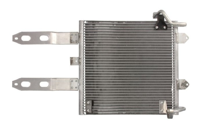 Condensator climatizare Seat Arosa, 10.1999-06.2004, motor 1.0, 37 kw; 1.4, 74 kw benzina, cutie manuala, full aluminiu brazat, 385 (345)x363x16 mm,
