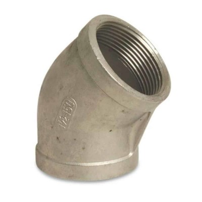 Cot Inox 45 Grade, Fiting Inox Filetat, Cot Inox 1 Inch foto