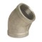 Cot inox 45 grade, Fiting filetat inox 1 1/2&quot;, Cot inox instalatii