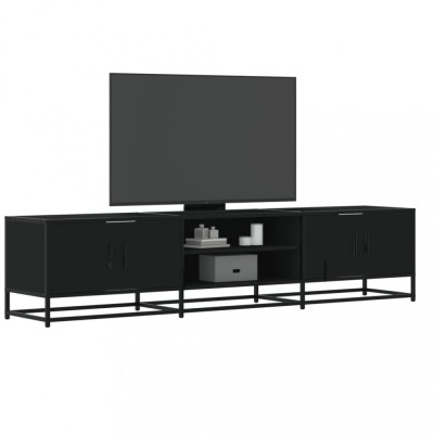 vidaXL Comodă TV, negru, 180x35x41 cm, lemn prelucrat 3300775 foto