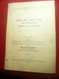 Ghe.Lupascu - Sindromul mioclonic velo-palatin- 1940 Teza Doctorat -dedicatie si