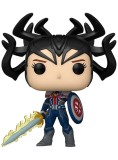 Pop Marvel What If...? Infinity Captain Carter 1464 Bobble Head 9cm