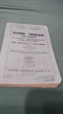 ALGEBRA FINANCIARA TEORIA ASIGURARILOR MANUAL CLASA VIII 1938 V. SUCIU/GH.TEREHARATA FB,ARE SI TABELELE DE LA URMA