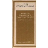 Optiuni filozofice contemporane