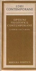 Optiuni filozofice contemporane foto