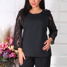 Bluza Eleganta Fani Negru - 46Marimea