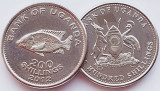 1700 Uganda 200 Shillings 2012 Cichlid (Chiclidae) km 68 UNC, Africa