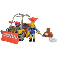 Set ATV Fireman Sam Simba cu Lama de Zapada, Figurina si Accesorii foto