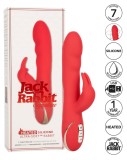 Vibrator Rabbit cu Incalzire Jack Rabbit Signature CalExotics, Rosu
