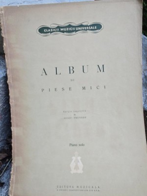 Partituri, album de piese mici piano solo foto