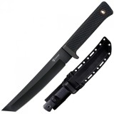 Cutit de vanatoare Katana Tanto Flint Foxter, 30 cm, toc inclus, negru