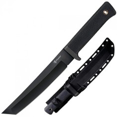 Cutit de vanatoare Katana Tanto Flint Foxter, 30 cm, toc inclus, negru foto
