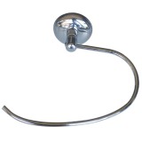 Cumpara ieftin Suport din metal, cu carlig, pentru prosop, prindere cu adeziv, crom lucios, 210 mm