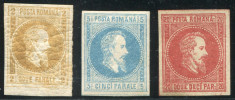1864 , Lp 14 , Cuza neemise , serie nestampilata - vezi descriere! foto