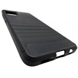 Husa Forcell Carbon silicon neagra pentru Samsung Galaxy A51 (SM-A515F)