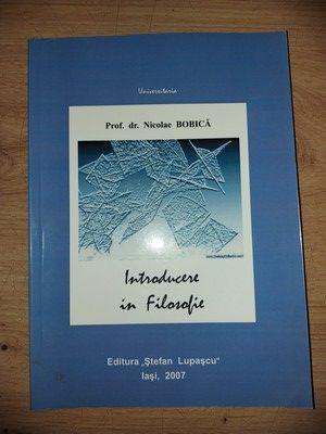 Introducere in filosofie- Nicolae Bobica foto