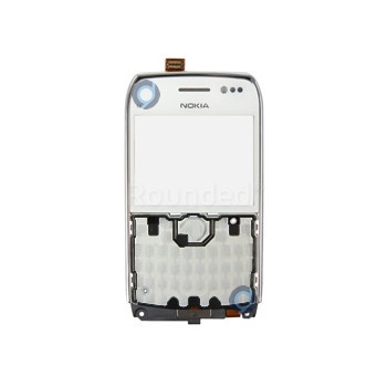 Capacul frontal Nokia E6-00 Touchpanel alb foto