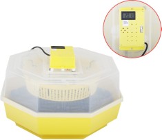 Incubator Electric Cleo - 5 cu Termohigrometru si Dispozitiv Intoarcere Oua -