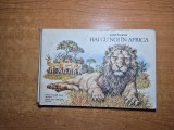 carte cartonata,pliabila pentru copii - hai cu noi in africa - din anul 1985