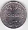 Romania 100 lei 1944 EROARE, Nichel