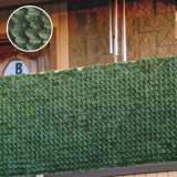 Paravan de &Icirc;ncurgere din Plastic cu Frunze - Dimensiune 1x2.5m, CMCLASS